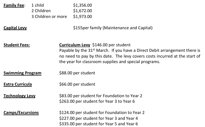 Schoo Fee Structure 2026